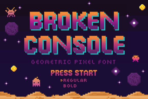 [Creativefabrica] Broken Console Font (2021)_0.jpg